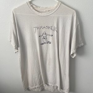 White shirt from Thrasher in a size large